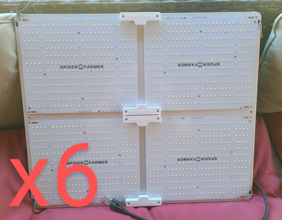 Spider Farmer SF4000 LED Lights x6