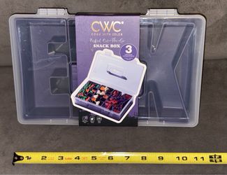 New CWC Halloween EEK Purple Large Container Snack Box