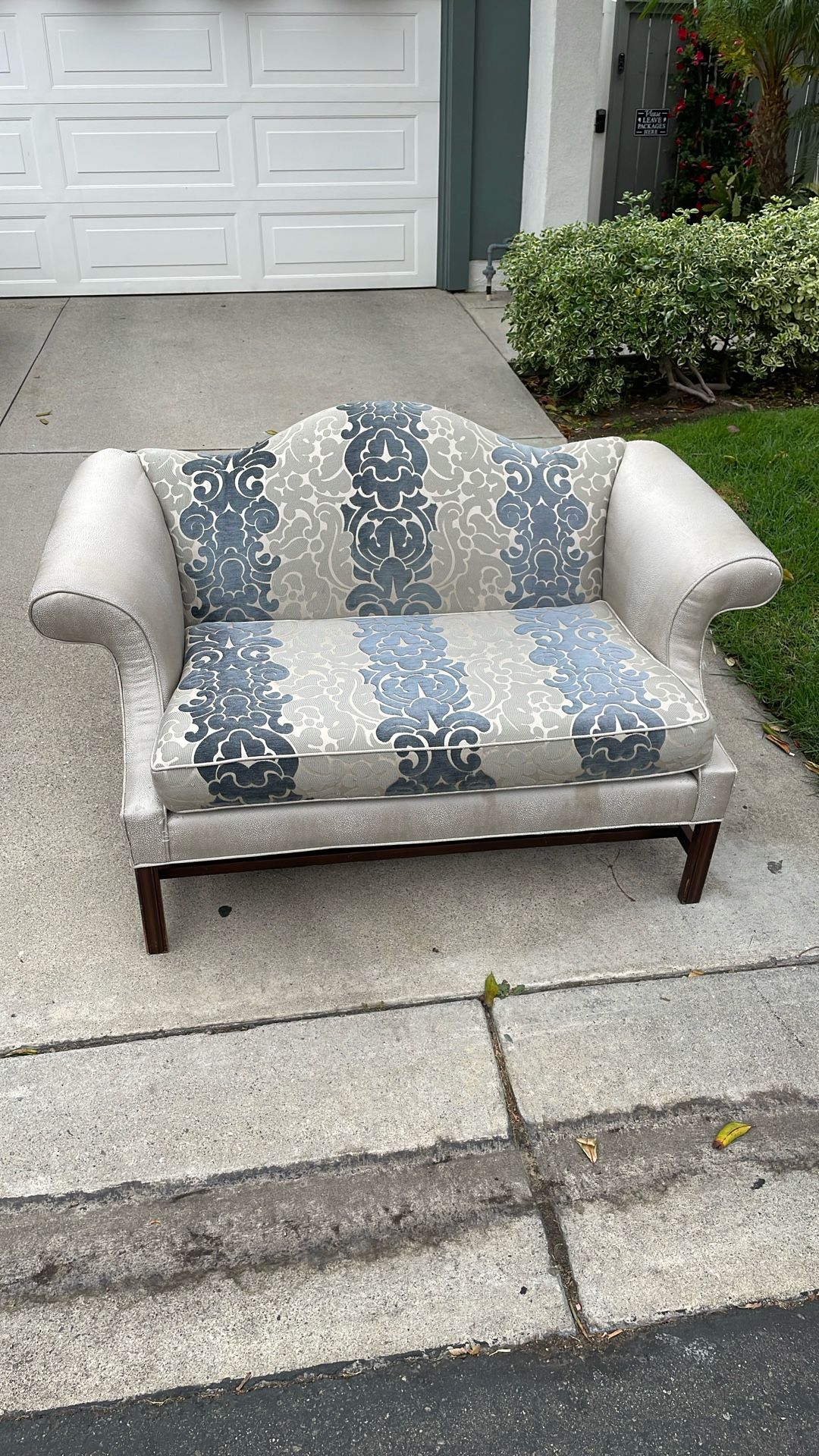 Loveseat & Footstool - FREE