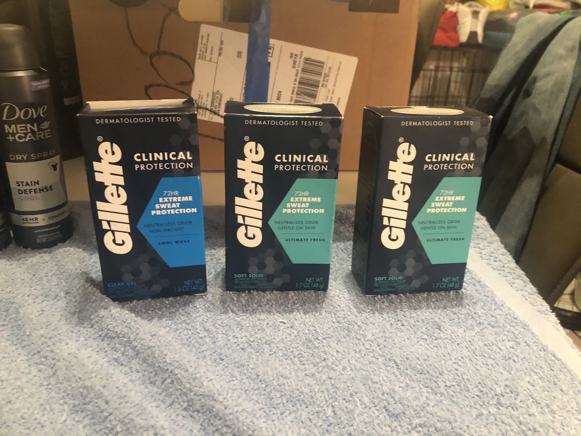 Old Spice ,dove Men+care , Degree And Gillette Deodorant