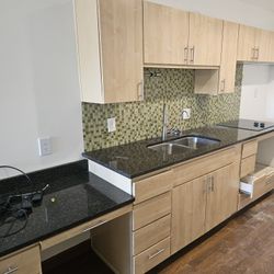Kitchen Cabinets  Stove Not Included 