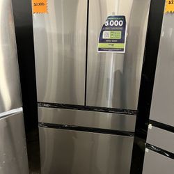 Samsung Stainless Steel Bespoke Four Door Refrigerator CSN
