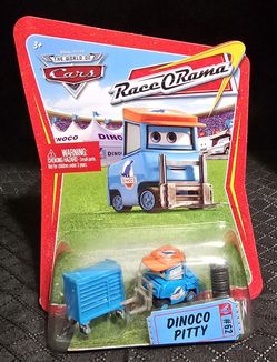 Disney Pixar Cars Dinoco Pitty #64 The World Of Cars Race O Rama