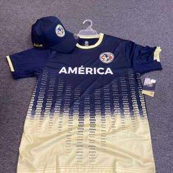 Set De Playera Y Gorra Del América