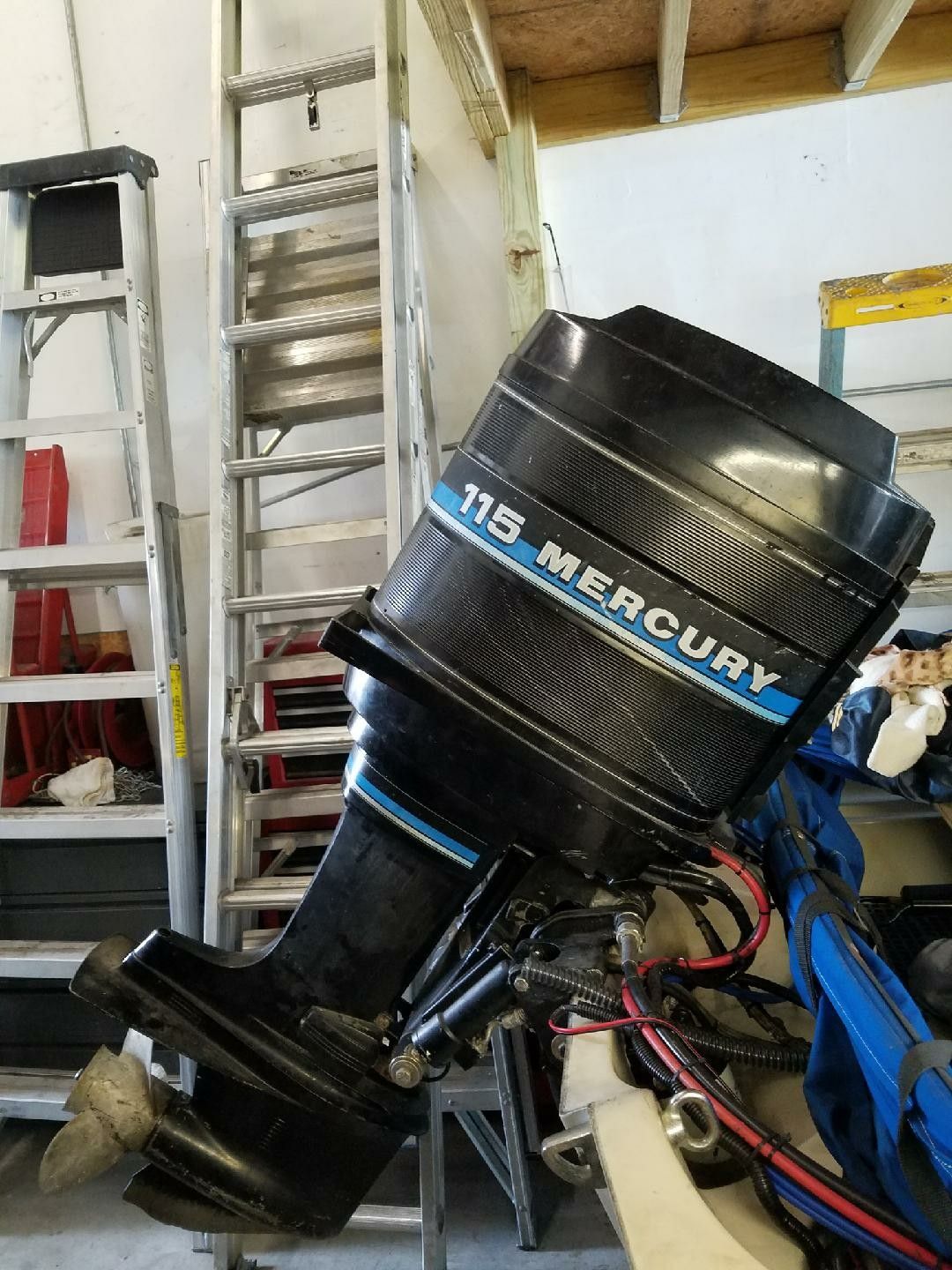 Mercury 115 outboard "tower of power"