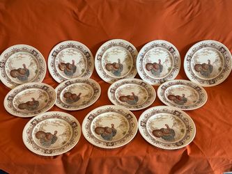 Barnyard King turkey plates-12
