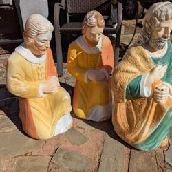$50 Each Or 3 Vintage Light-Up Christmas Figure  For $125