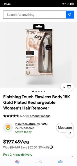 NEW - Flawless Body Hair Remover