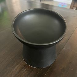 Black Elevated Cat Bowl Dish