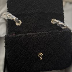 Black Fur  Bag 