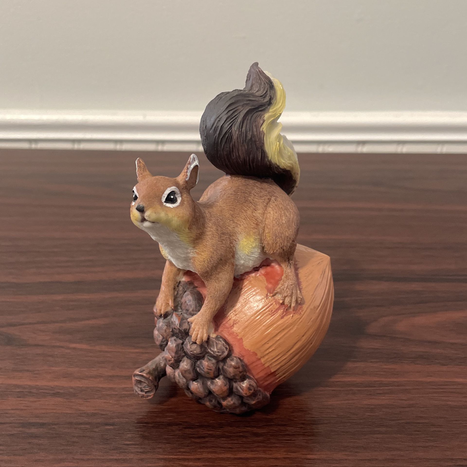 Squirrel on Pinecone Statue