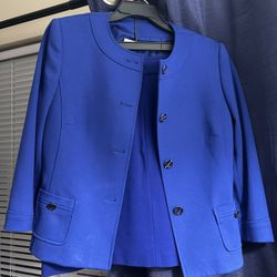 Tahari Arthur S. Levine Royal Blue Blazer – Size 8