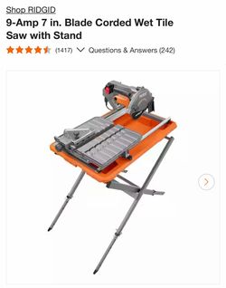 Ridge 7in Tile saw