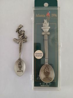 Set of 2 1996 Atlanta Olympics Collector Spoons