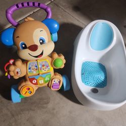 Free Baby Walker & Bathtub 