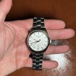 Tissot PR 100 Watch - White Dial Stainless Steel