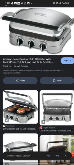 Cuisine Art 5 In 1 Griddler