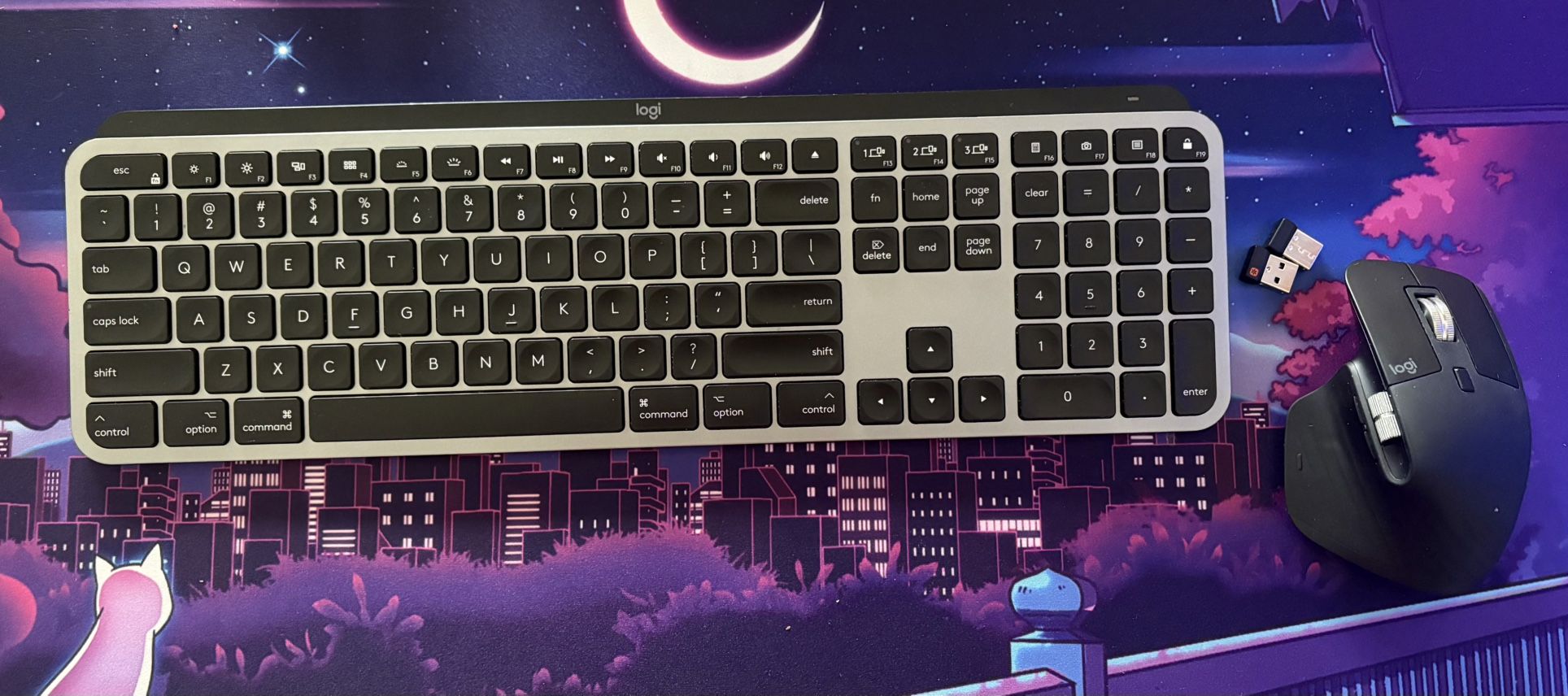 Logitech MX Master 3S mouse + MX Keys S Keyboard For MAC bundle.