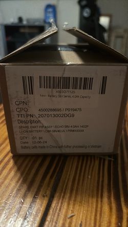 ECHO 58V Battery 4.0AH capacity