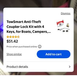 Anti-theft Coupler Lock Kit