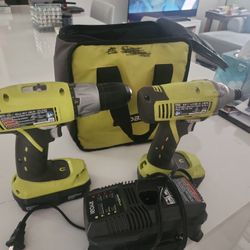 Ryobi Drill Set