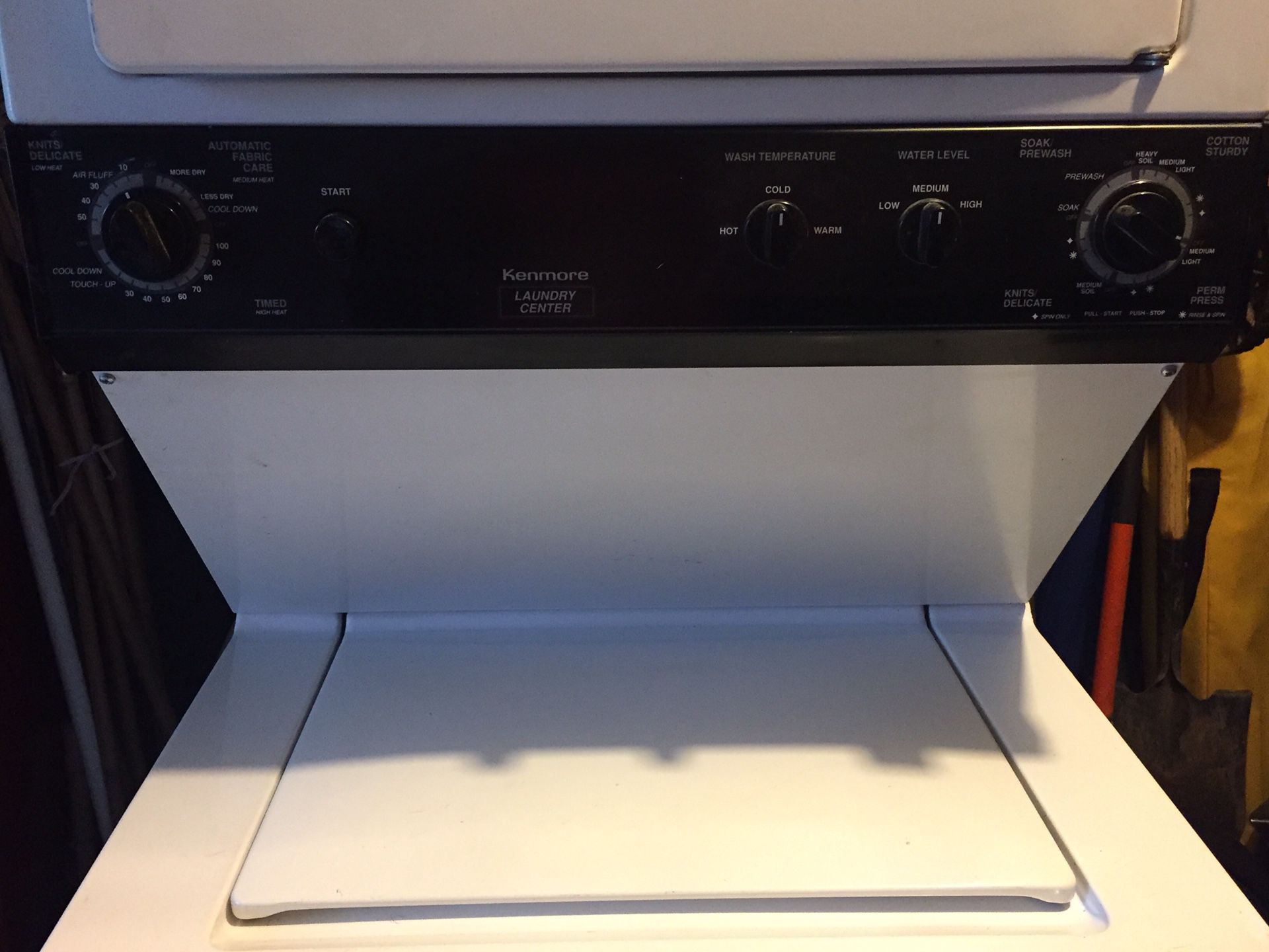 Kenmore washer & dryer combo