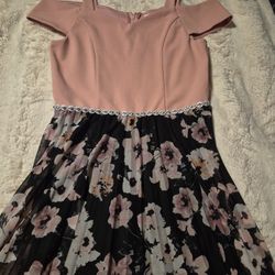 Girl's Off The Shoulders Party Dress Size 16yrs