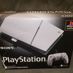 PlayStation 5 30th Anniversary Digital Limited Edition Console CIB No Poster PS5 System