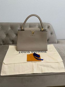 Louis Vuitton white tote bag