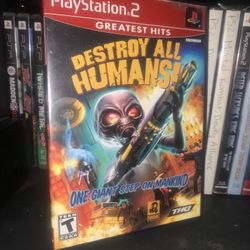 DESTROY ALL HUMANS PS2 
