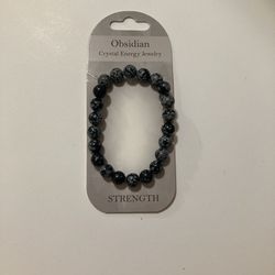 Obsidian Crystal Energy Bracelet