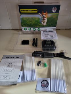 NEW / Hiflag Wireless Dog Fence System Electric Dog Fence Pet Containment System