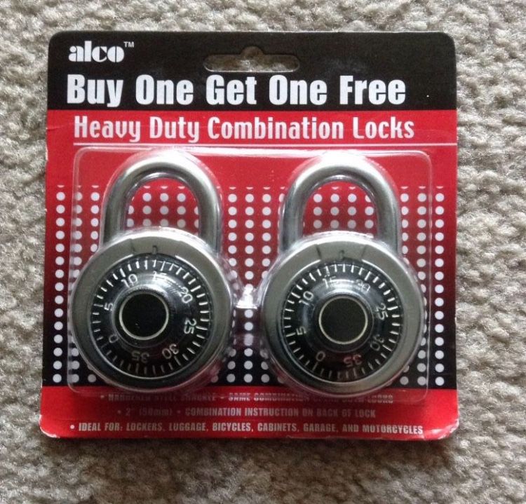 NEW!! Locks - Combination Padlocks Brass Lockers Bicycles Cabinets