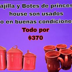 Princes House Vajilla Y Botes