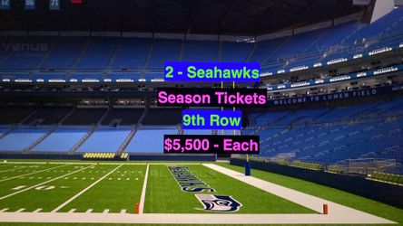 Seahawks Season Tickets 49ers Cowboys Chiefs Bears