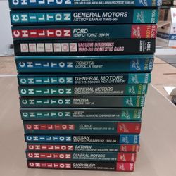 Chiltons repair manual lot (14) Ford GM Mazda Chevrolet Toyota Jeep Saturn 