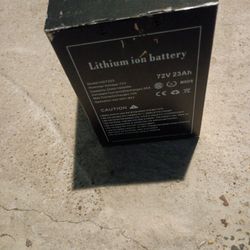 72v E-bike Battery With Adapters 