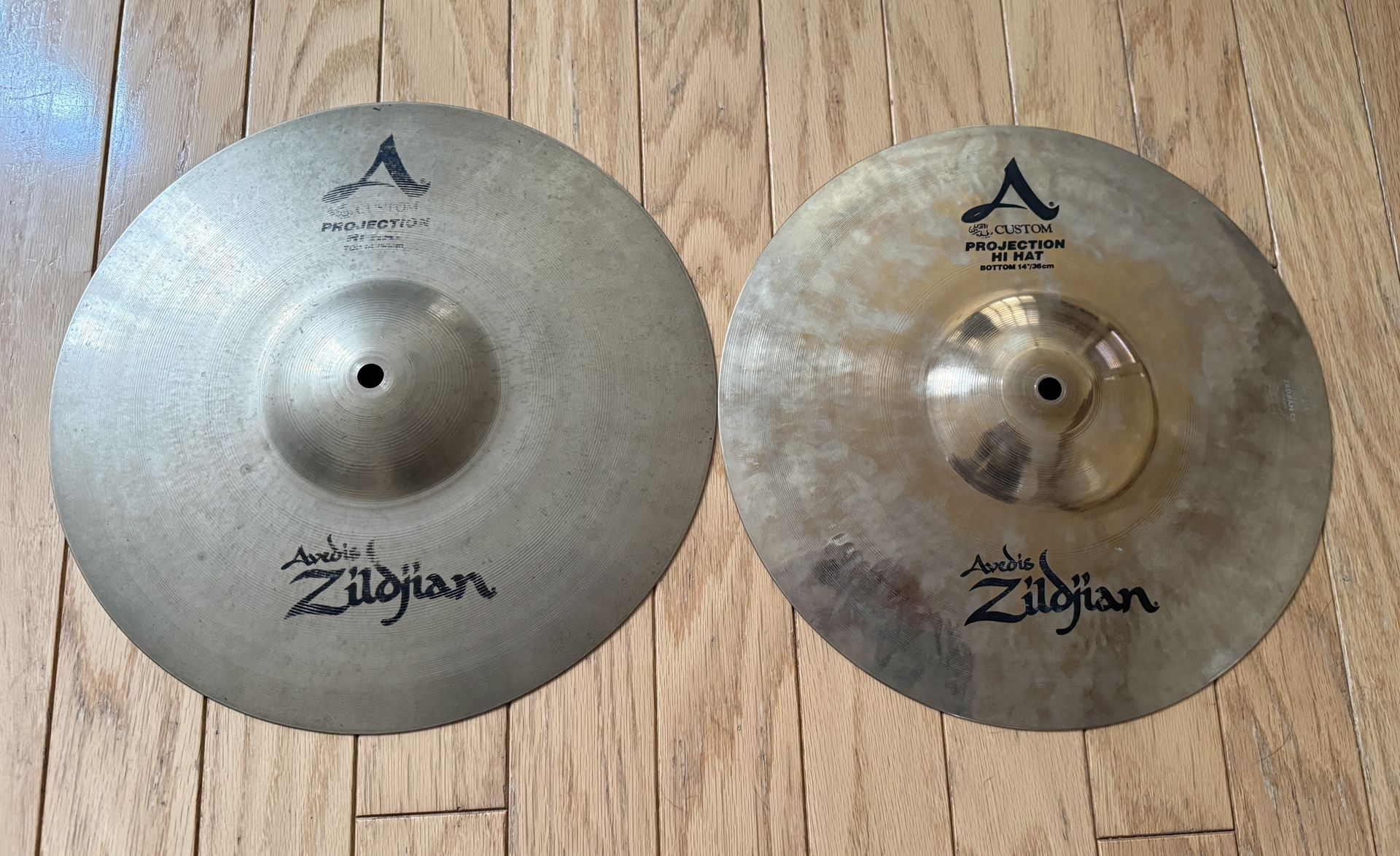 Zildjian 14" A Custom Projection Hi-Hat Cymbals (Pair)