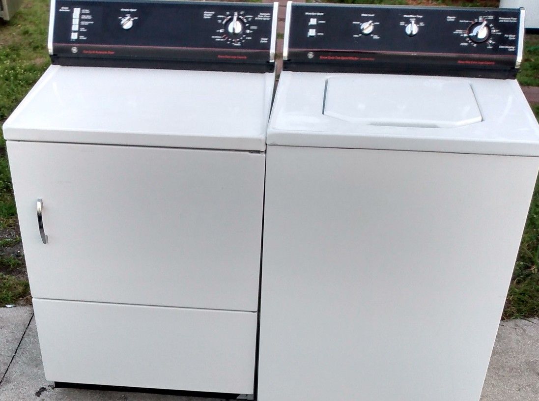 BEAUTIFUL SUPER STRONG SUPER CLEAN HEAVY DUTY WASHER DRYER SET PRICE FIRM