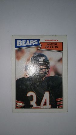 Walter Payton 1987 Topps