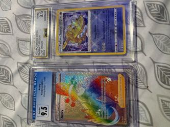 2 graded pokemon cards