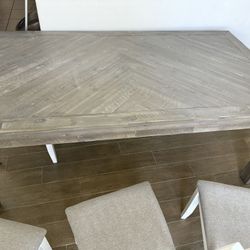 Gray Kitchen Table