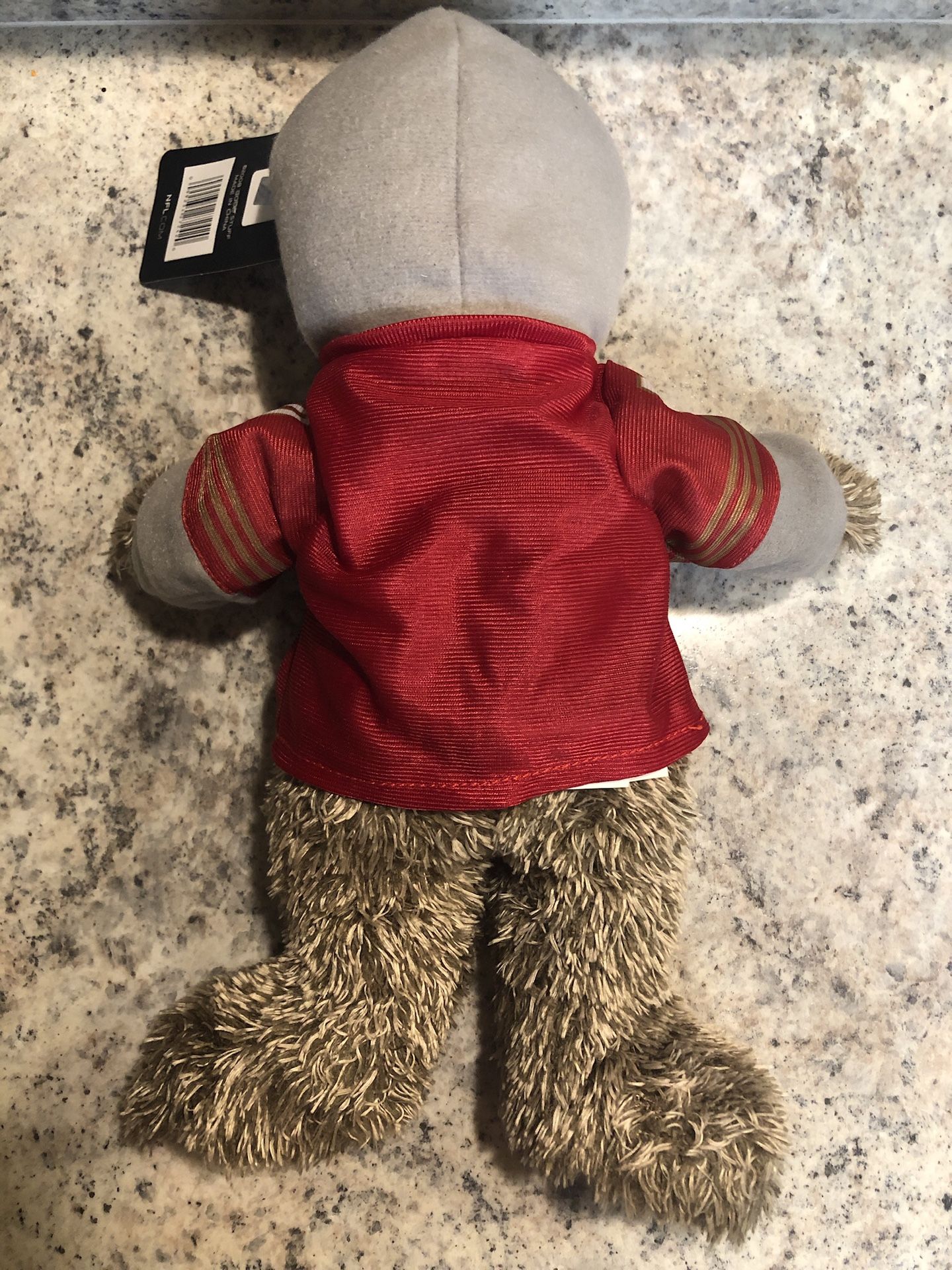 17” 2008 San Francisco 49ers Plush Teddy Bear by NFL for Sale in Palm