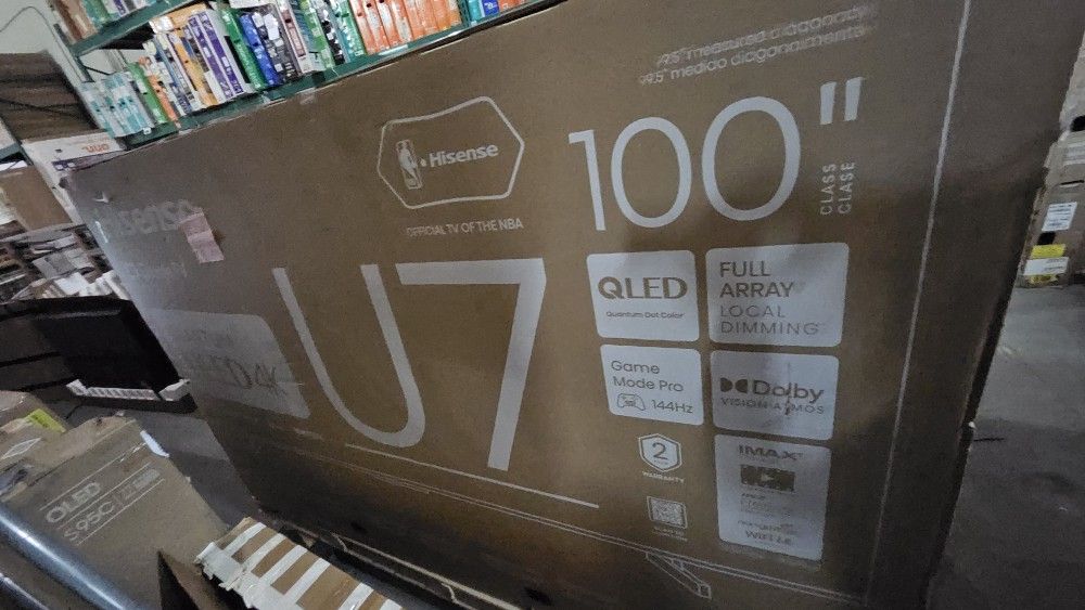 New Hisense - 100" Class U76 Series 4K UHD QLED Smart Google TV