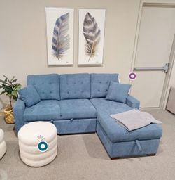 Sectional Pull Out Bed With Storage