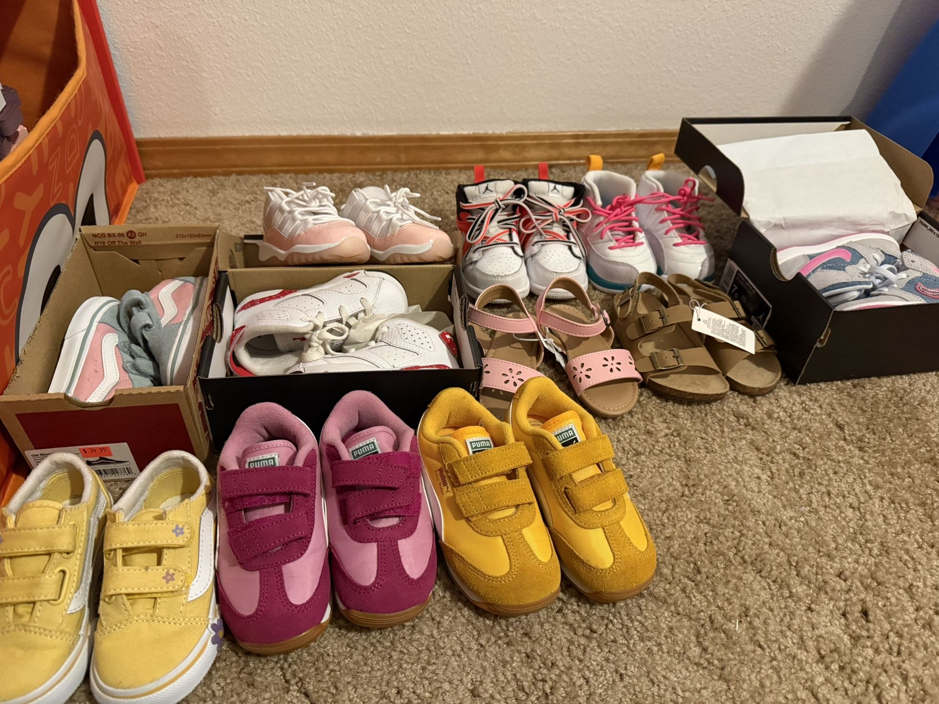 Jordans Puma Vans Sandals