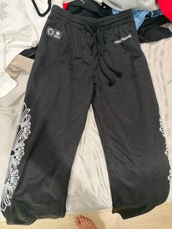 Chrome Hearts Black Mesh Sweatpants