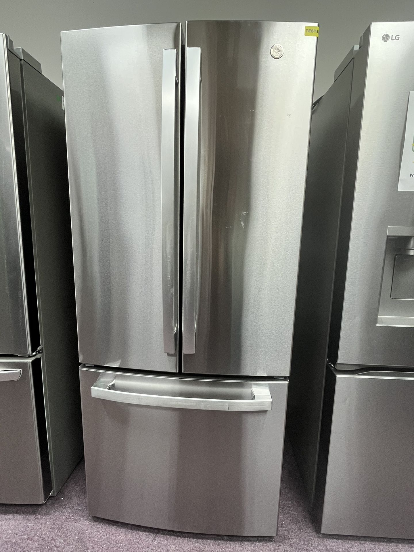 Refrigerator, 30’ Wide Fridge French Door Stainless Steel
