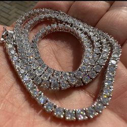 Moissanite Tennis Chain