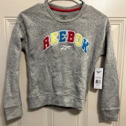 New Reebok Sweater Girls Size Small 7 BG7